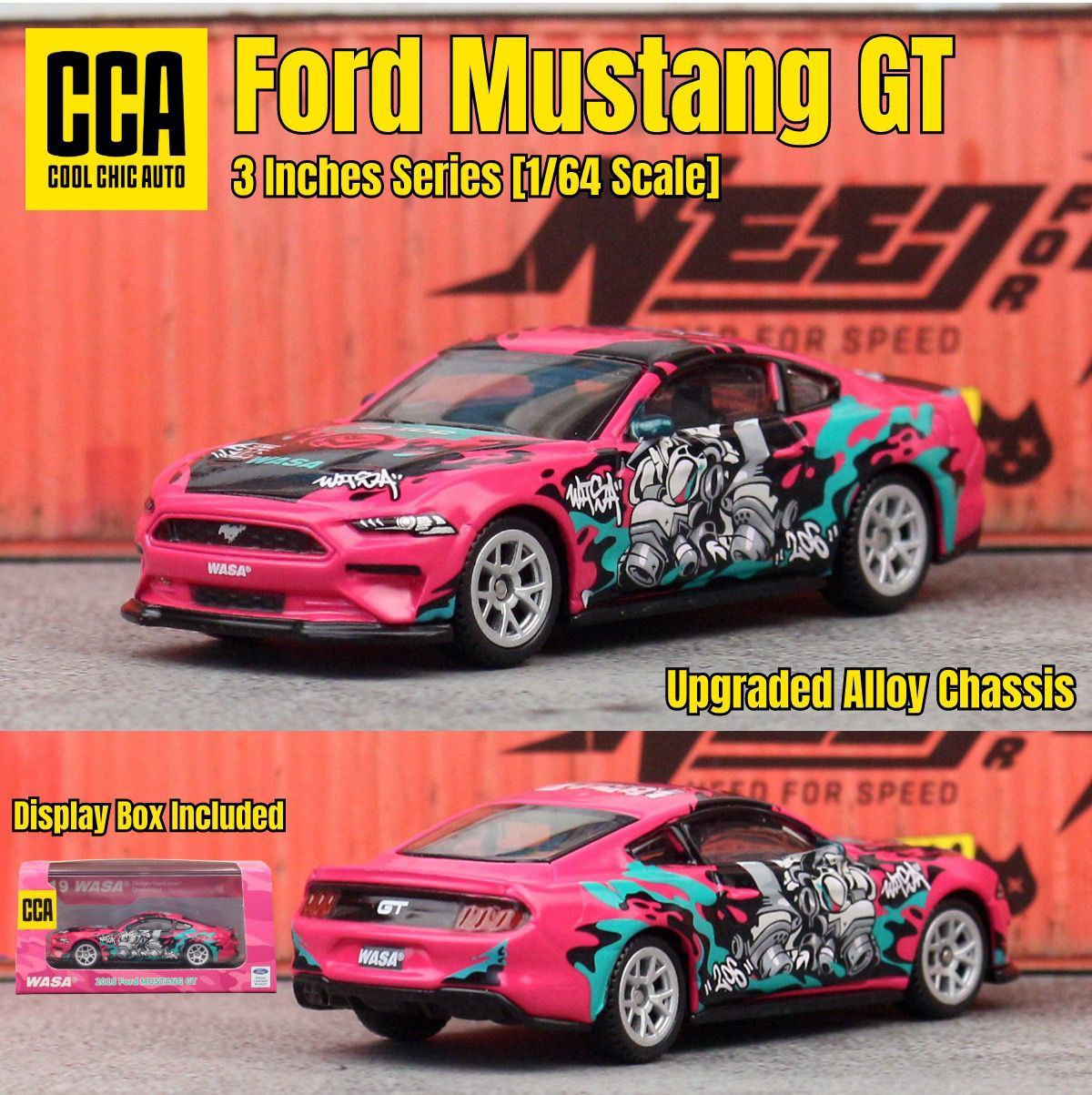 Ford Mustang GT with acrylic case | WASA RED