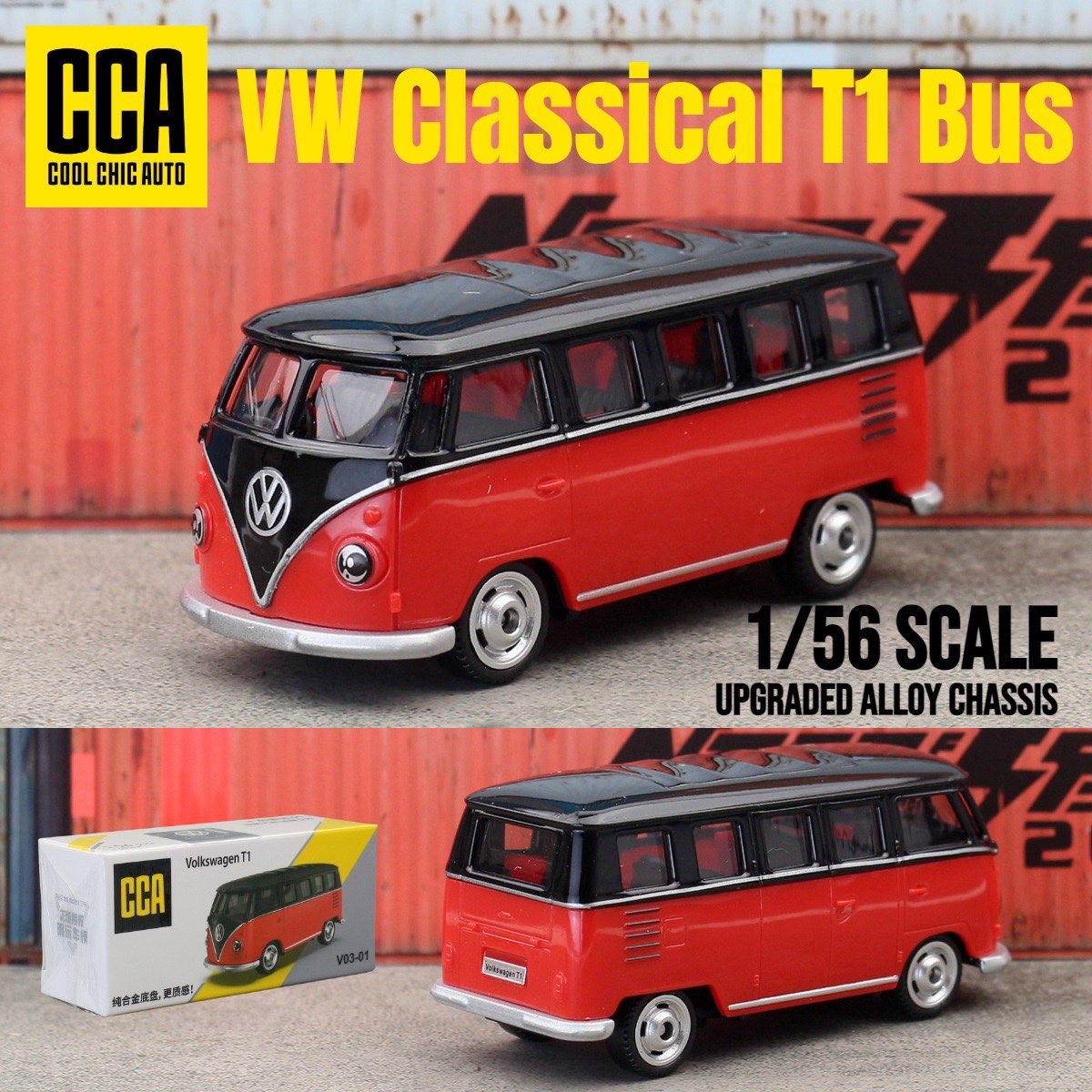 VW T1 Bus | Red