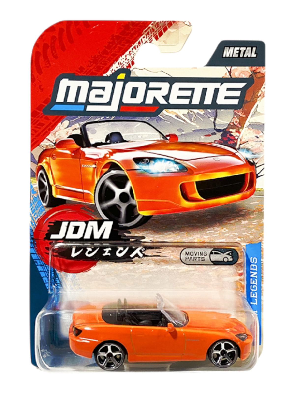 JDM Legends Premium Cars - Honda S2000 | Orange