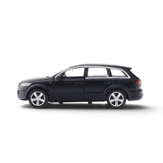 Audi Q7 matte black 1:32 RMZ City licensed pull back car scale model