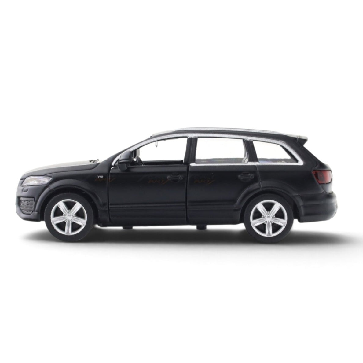 Audi Q7 matte black 1:32 RMZ City licensed pull back car scale model