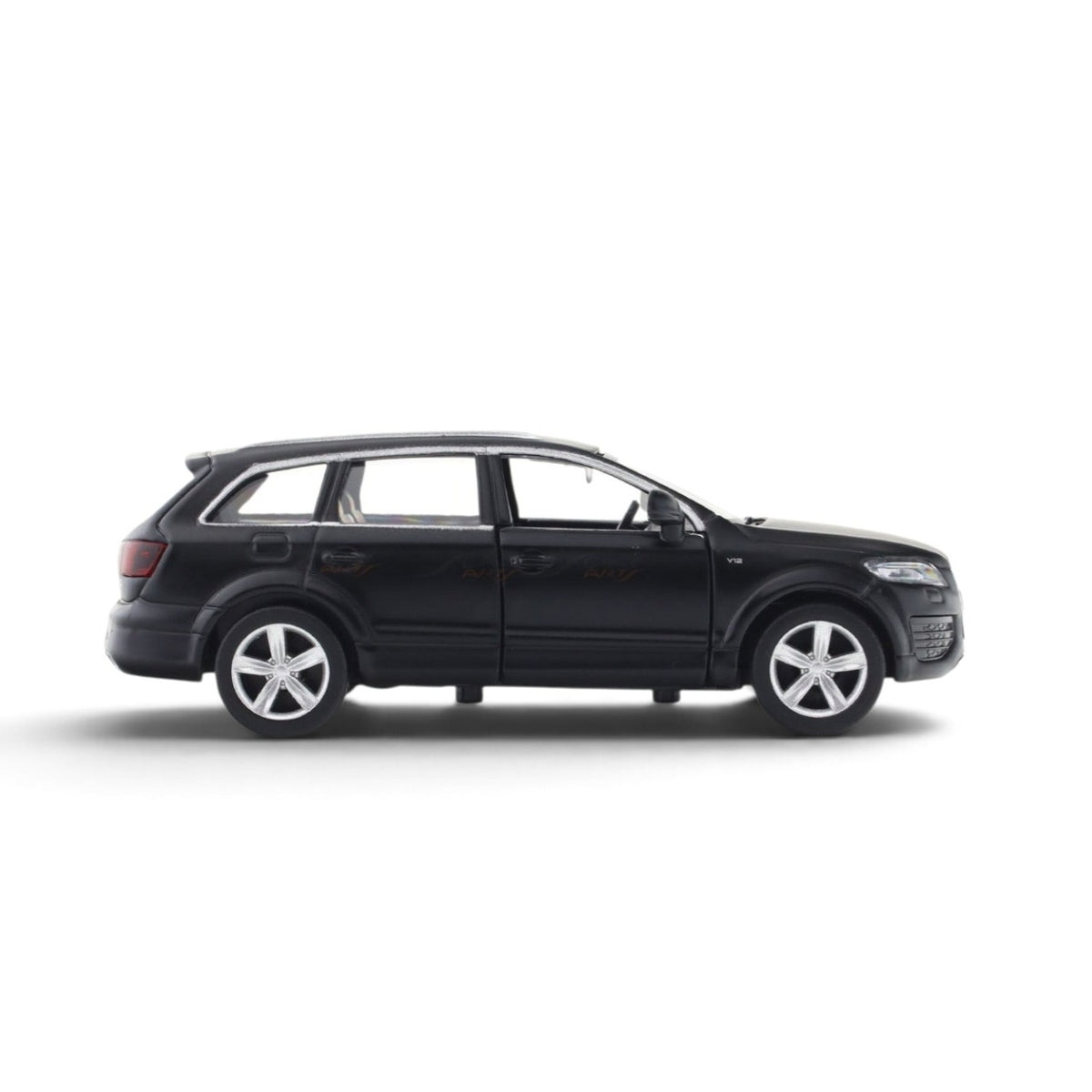 Audi Q7 matte black 1:32 RMZ City licensed pull back car scale model