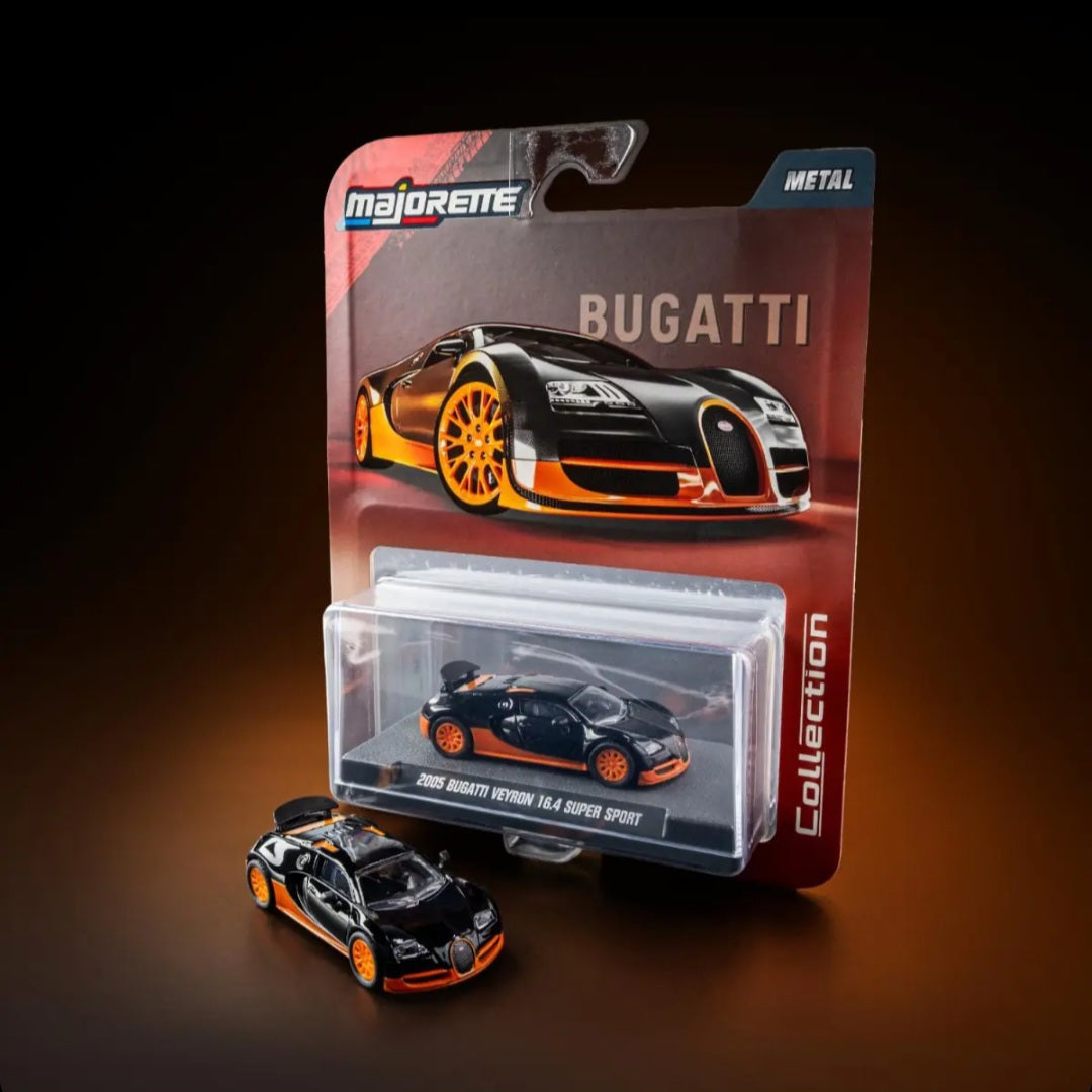 Majorette 2005 Bugatti Veyron 16.4 SuperSport diecast model car, 1:64 scale