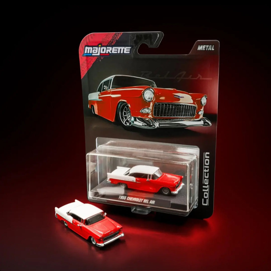 Majorette 1955 Chevrolet Bel Air diecast model car, 1:64 scale