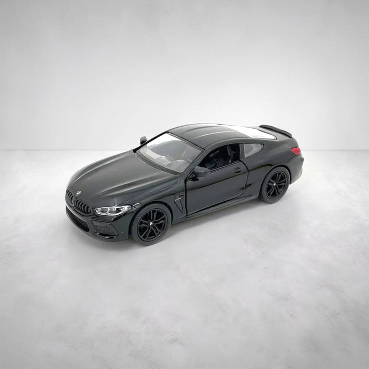 Kinsmart BMW M8 Competition Coupe Black diecast model car, 1:38 scale