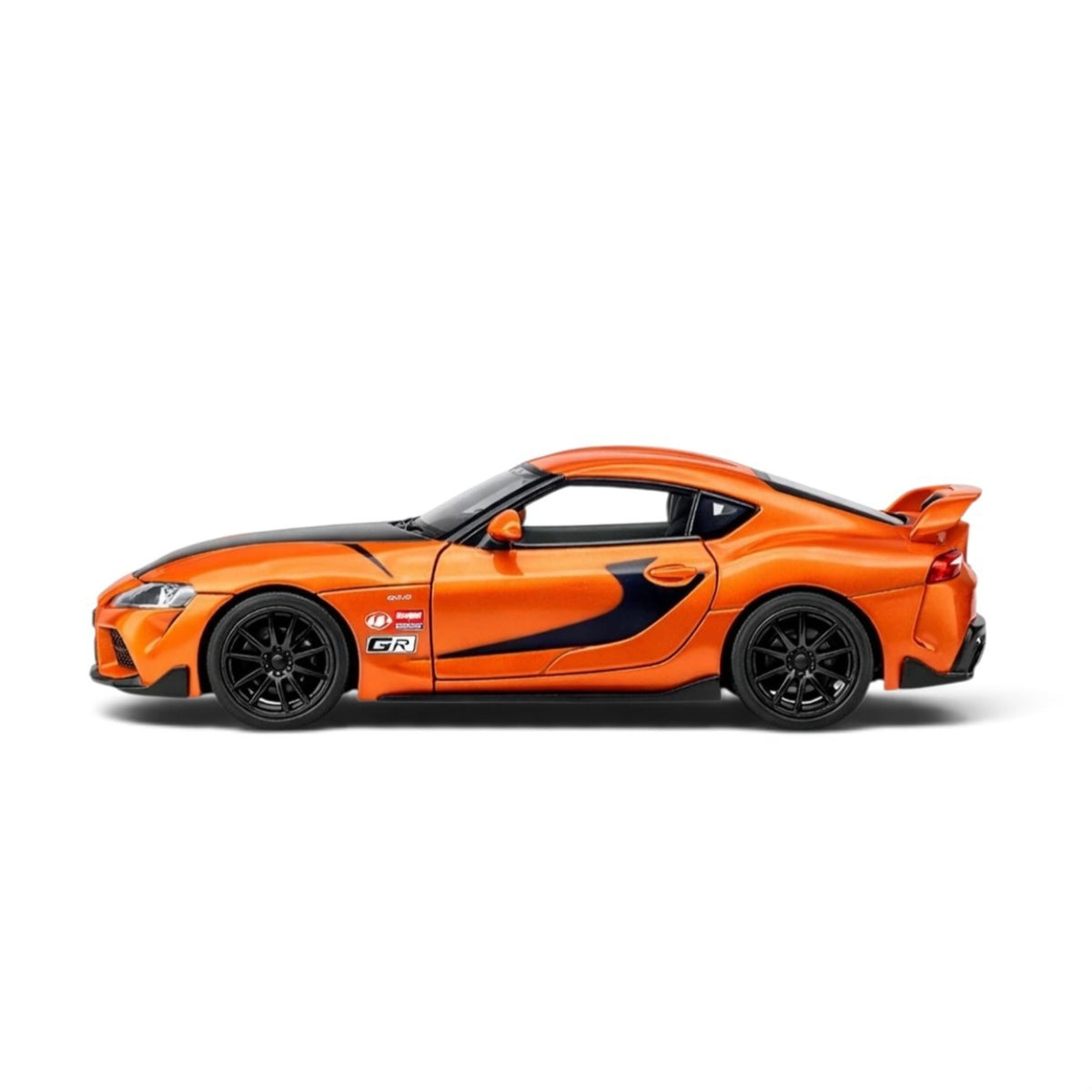 Toyota supra, 1:32 scale, orange with black
