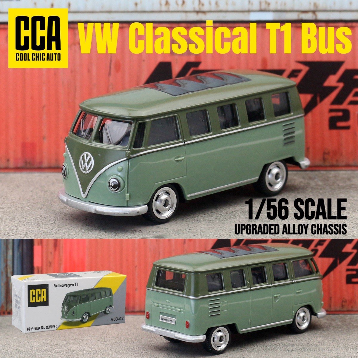 VW T1 Bus | Green