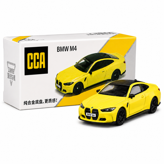 CCA BMW M4 Green diecast model car, 1/64 scale