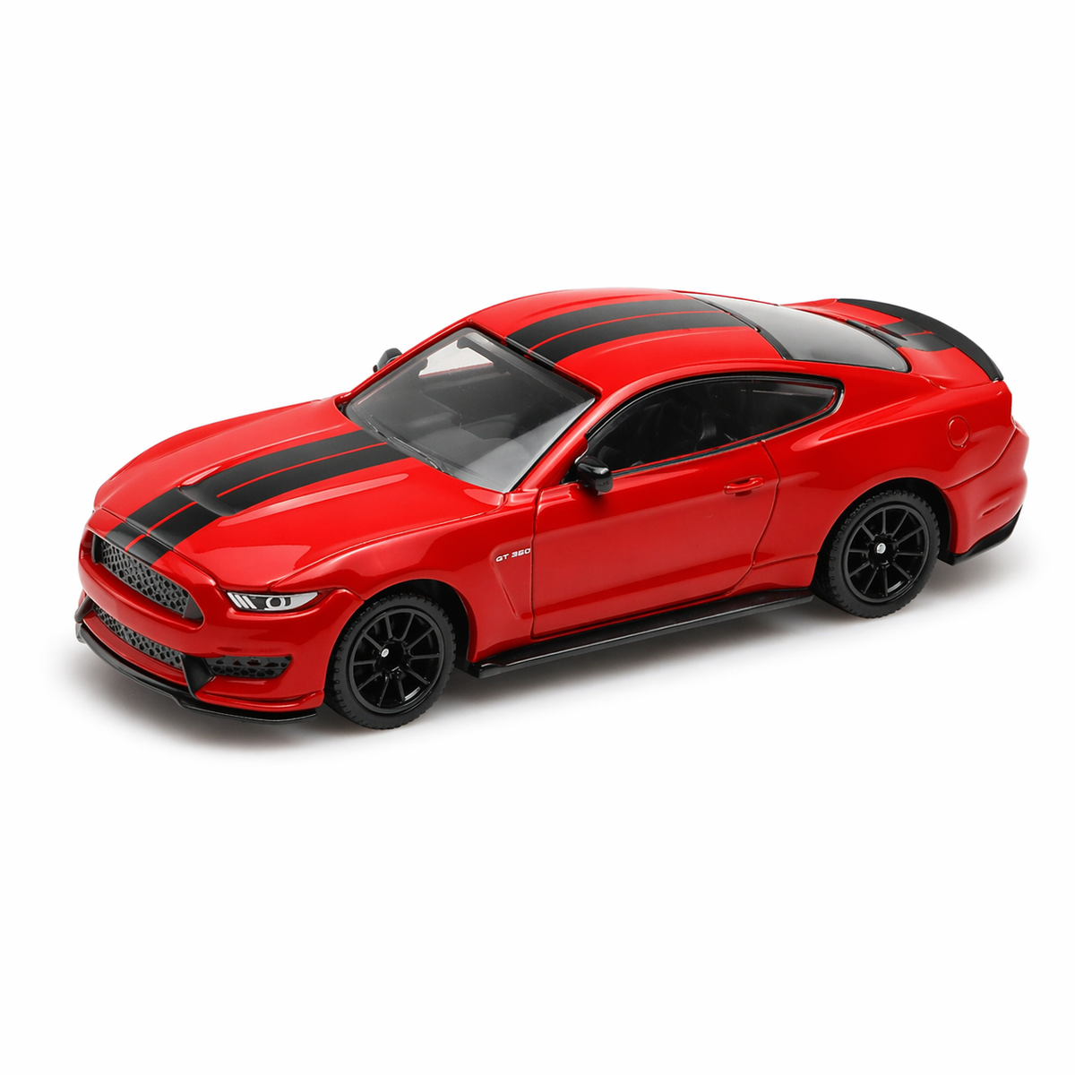 CCA Ford Mustang Shelby GT350 Red diecast model car, 1/64 scale