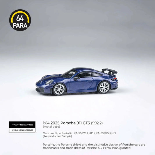 Porsche 911 GT3 (992.2) 2025 | Blue