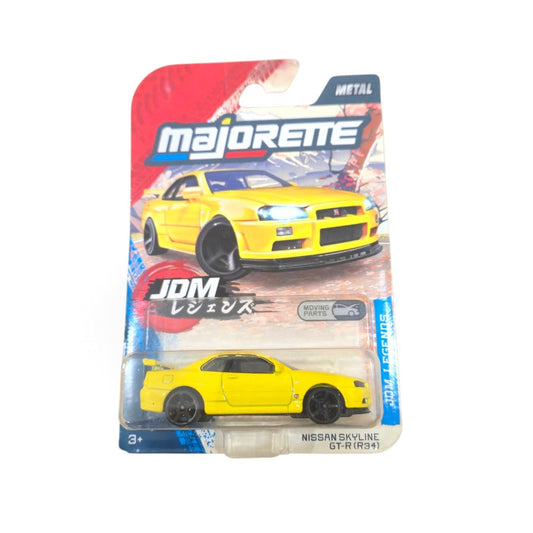JDM Legends Premium Cars - Nissan Skyline GT-R (R34) | Yellow
